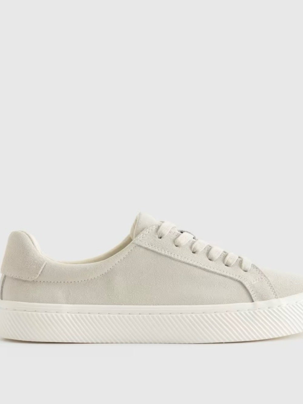 Casual Women's Suede Low-Top Sneakers in Almond - Picture 2 of 8